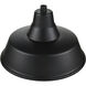 R Series Satin Black 17 inch Classic Warehouse Shade